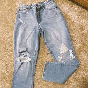 Abercrombie mom jeans — size 4/27R